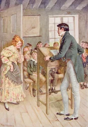 Fanny Squeers und Nicholas Nickleby, Illustration für 